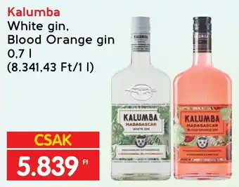 Interspar Kalumba White gin, Blood Orange gin 0.7l ajánlat