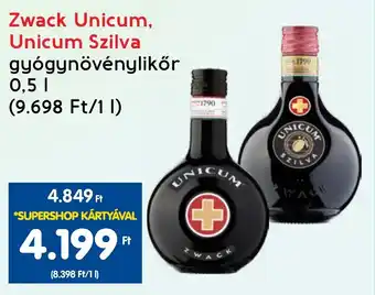 Interspar Zwack Unicum, Unicum Szilva 0.5l ajánlat