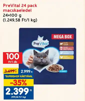 Interspar PreVital 24 pack macskaeledel 24x100g ajánlat