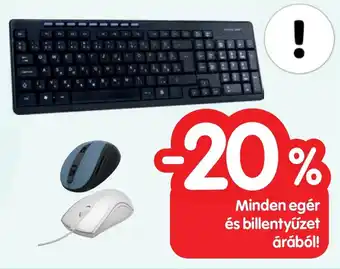 Minden egér és billentyűzet árából!