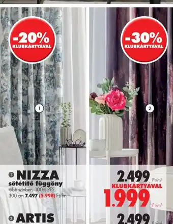 Diego NIZZA sötétítő függöny ajánlat