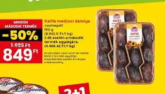 Spar Kalifa medjool datolya csomagolt 190 g ajánlat