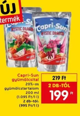 Spar Capri-Sun gyümölcsital ajánlat