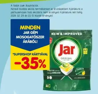 Spar MINDEN JAR GÉPI MOSOGATÓSZER ÁRÁBÓL ajánlat