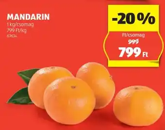 ALDI MANDARIN 1kg ajánlat