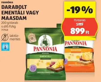 PANNÓNIA DARABOLT EMENTÁLI VAGY MAASDAM 200g