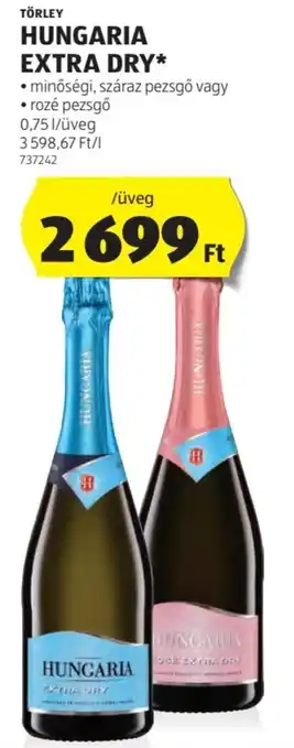ALDI TÖRLEY HUNGARIA EXTRA DRY 0,75l ajánlat