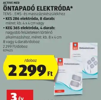 ALDI ACTIVE MED ÖNTAPADÓ ELEKTRÓDA ajánlat