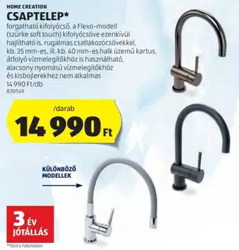 ALDI HOME CREATION CSAPTELEP ajánlat