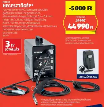 ALDI FERREX HEGESZTŐGÉP 230v 50hz ajánlat
