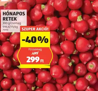 ALDI HÓNAPOS RETEK 300g ajánlat