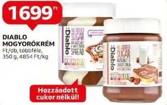 Auchan DIABLO MOGYORÓKRÉM 350g ajánlat