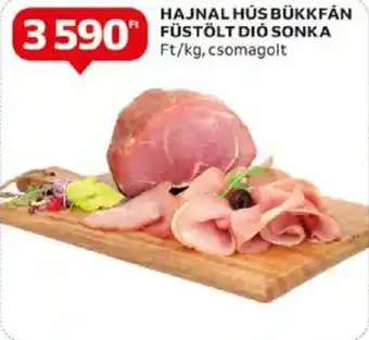 Auchan HAJNAL HÚS BÜKKFÁN FÜSTÖLT DIÓ SONKA 1kg ajánlat