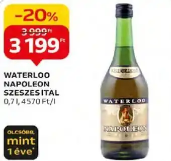 Auchan WATERLOO NAPOLEON SZESZES ITAL 0,7l ajánlat