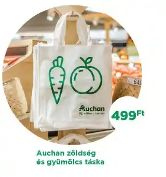 Auchan Auchan zöldség és gyümölcs táska ajánlat