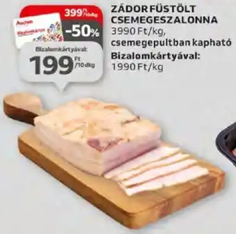 Auchan ZÁDOR FÜSTÖLT CSEMEGESZALONNA 10dkg ajánlat