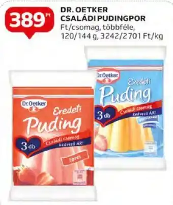Auchan DR. OETKER CSALÁDI IPUDINGPOR 120-144g ajánlat