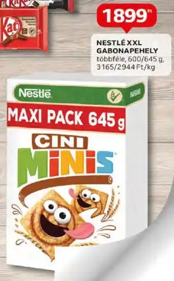 Auchan NESTLÉ XXL GABONAPEHELY 600-645g ajánlat