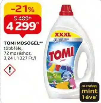 Auchan TOMI MOSÓGÉL 3,24l ajánlat