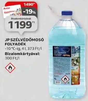Auchan JP SZELVÉDŐMOSÓ FOLYADÉK 4l ajánlat