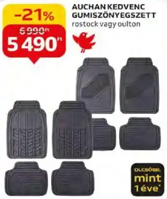 Auchan AUCHAN KEDVENC GUMISZŐNYEGSZETT ajánlat