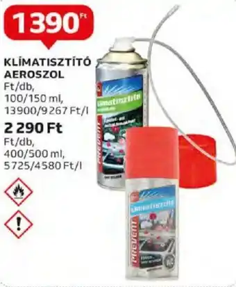KLÍMATISZTÍTÓ AEROSZOL 100-150ml