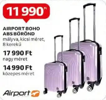 Auchan AIRPORT BOHO ABS BŐRÖND ajánlat