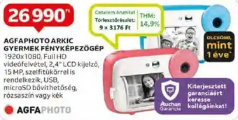 AGFAPHOTO ARKIC GYERMEK FÉNYKÉPEZŐGÉP