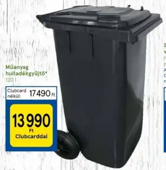 Tesco Műanyag hulladékgyűjtő 120l ajánlat