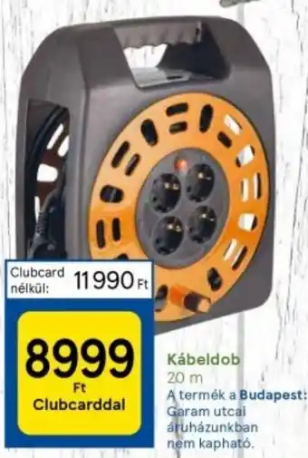 Tesco Kábeldob 20 m ajánlat