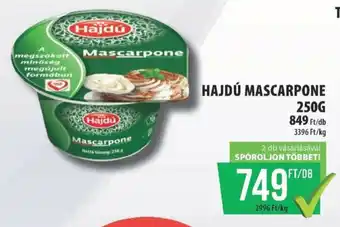 Coop HAJDÚ MASCARPONE 250g ajánlat