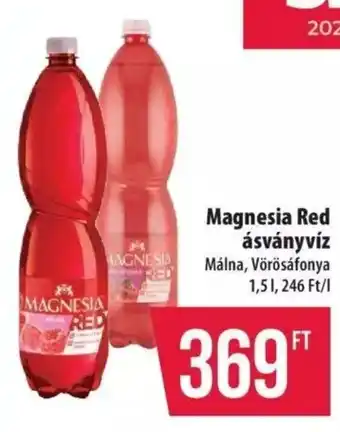 Magnesia Red ásványvíz Málna, Vörösáfonya 1,5l