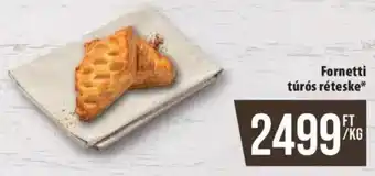 Coop Fornetti túrós réteske kg ajánlat