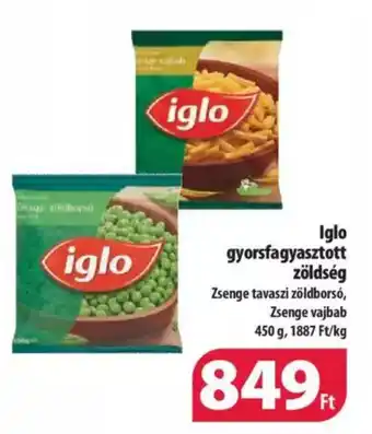 Iglo gyorsfagyasztott zöldség 450g