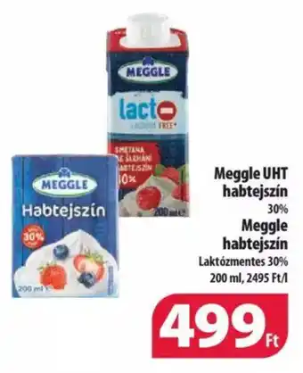 Coop Meggle UHT habtejszín 30% Meggle habtejszín 200ml ajánlat