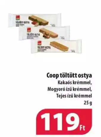 Coop Coop töltött ostya 25g ajánlat