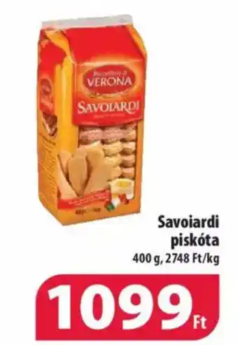 Coop Savoiardi piskóta 400g ajánlat