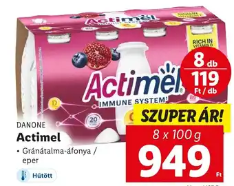 Lidl DANONE Actimel 9x100g ajánlat