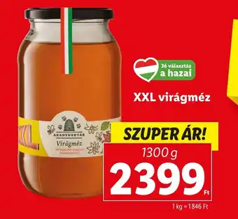 Lidl XXL virágméz 1300g ajánlat