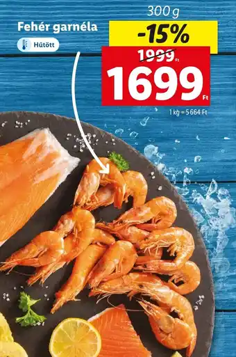 Lidl Fehér garnéla 300g ajánlat