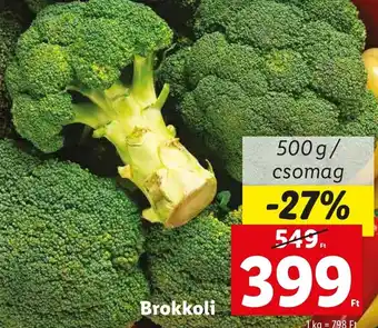 Lidl Brokkoli 500g ajánlat