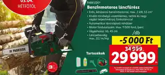 PARKSIDE Benzinmotoros láncfűrész 45cm