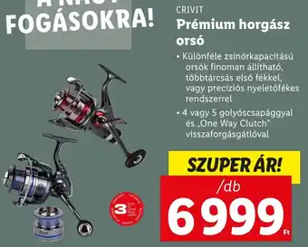 CRIVIT Prémium horgász orsó