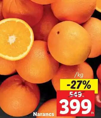 Lidl Narancs 1kg ajánlat
