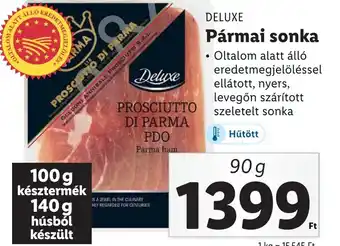 Lidl DELUXE Pármai sonka 90g ajánlat
