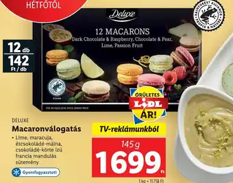 DELUXE Macaronválogatás 145g