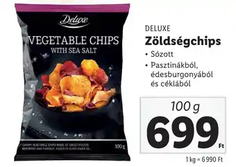 DELUXE Zöldségchips 100g