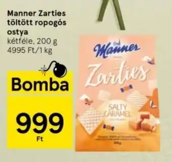 Tesco Manner Zarties töltött ropogós ostya 200g ajánlat
