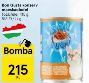 Tesco Bon Gusta konzerv macskaeledel 415g ajánlat