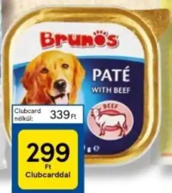 Tesco Brunos Paté with Beef 300g ajánlat